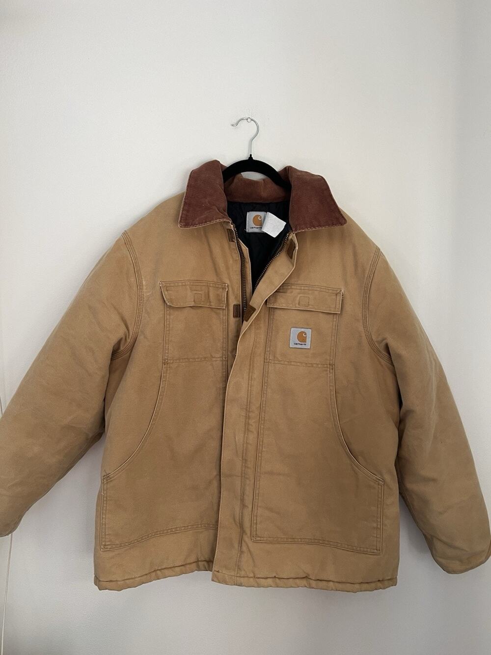Vintage Carhartt Arctic Jacket quilt lined 2xl-3xl brown tan chore coat worke